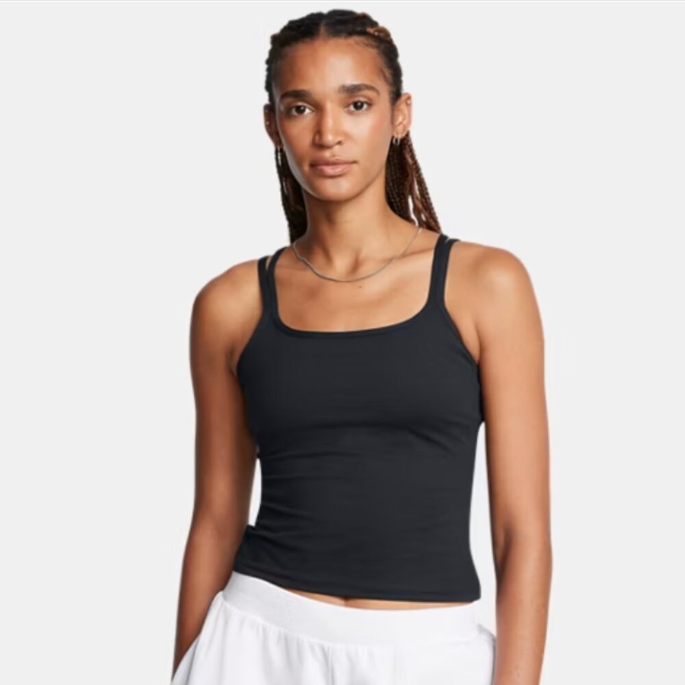 Under Armour Motion Strappy Workout Tank – Black, Size M